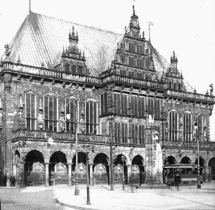 Bremen, Rathaus, Marktfront; Bentheim, Lüder von