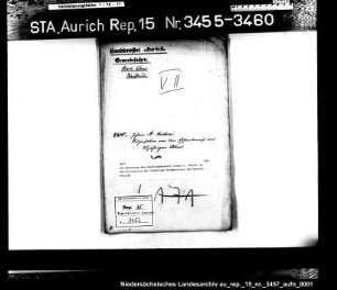 Die Befreiung des Handlungsdieners Johann A. Andree von dem Erfordernis des 25jährigen Mindestalters zum Gewerbebetrieb