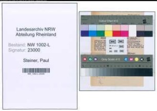 Entnazifizierung Paul Steiner , geb. 28.05.1897 (Justizwachtmeister)