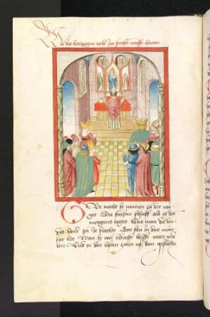Elsa läßt Gundmar eine Messe lesen