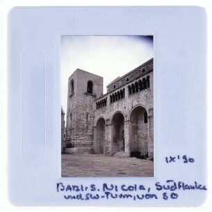 Bari, S. Nicola : Südflanke, Südwest-Turm