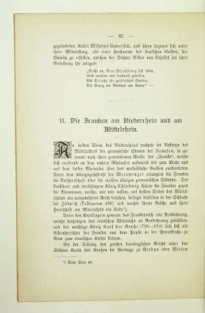 11. Die Franken am Niederrhein und am Mittelrhein