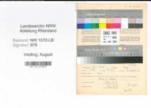 Entnazifizierung August Vesting , geb. 05.06.1905 (Schmied)