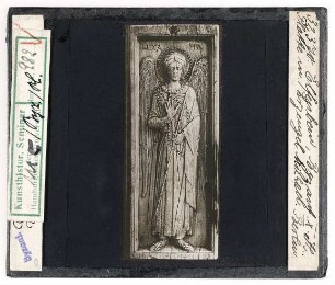 Berlin: Elfenbeinplatte, byz. 10. Jhd., Erzengel Michael (Stoedtner-Nr. 32370)