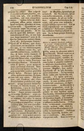 108-118, Caput VIII - XIV