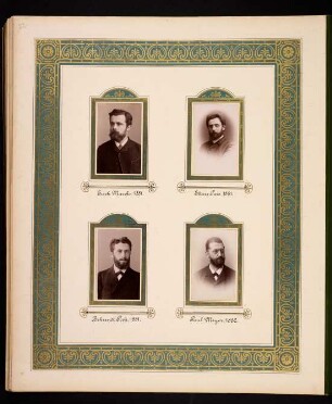 Erich Marcks. 1881, Ettore Pais. 1881, Behrendt Pick. 1881, Paul Meyer. 1882