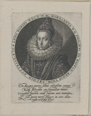 Bildnis der Margaretha, Königin von Spanien