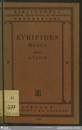 Euripidis Medea
