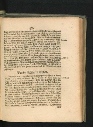 Von der sichtbaren Kirchen.