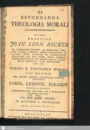 De Reformanda Theologia Morali