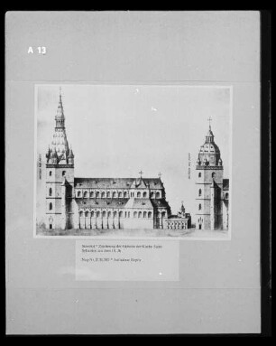 Stavelot, Südseite der Kirche Saint-Sébastien