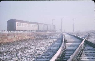 Bahnhof Hochdorf Lok 211356 E3671 PF-HOR B4yg-Wagen Bnb-Wagen Gleisanlage Laderampe Ausfahrsignale