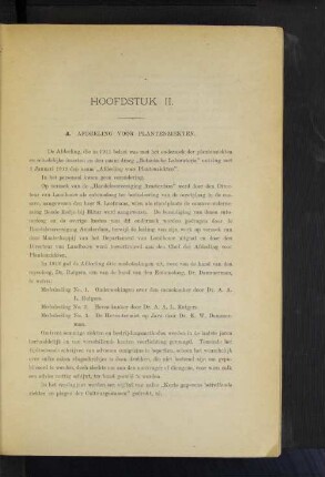 A. Afdeeling voor Plantenziekten.