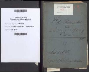Claessen, Konsistorial- und Schulrat. (Propst zu Aachen, später Dompropst und Weihbischof zu Köln).