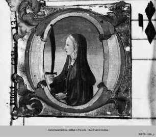 Antiphonar A : Historisierte Initiale O: Judith