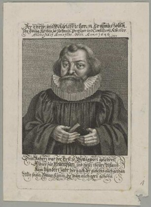 Bildnis des Erasmus Zolner