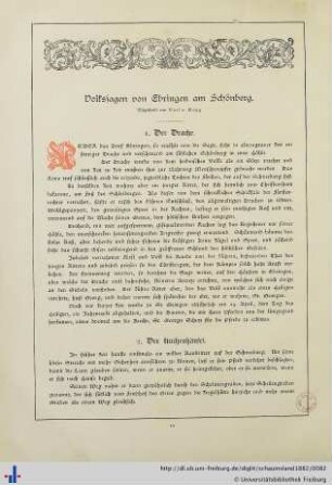 Volkssagen von Ebringen am Schönberg.