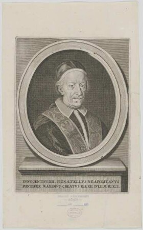 Bildnis von Papst Innocentius XII.