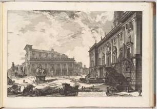 Veduta della Piazza del Campidoglio (Ansicht des Kapitolsplatzes), aus der Folge "Vedute di Roma"