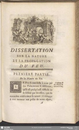 Premiere Partie. De la Nature de Feu