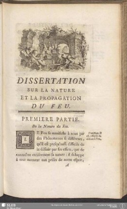 Premiere Partie. De la Nature de Feu