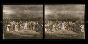 Passionsspiel, Jesus gibt sich der Rotte zu erkennen