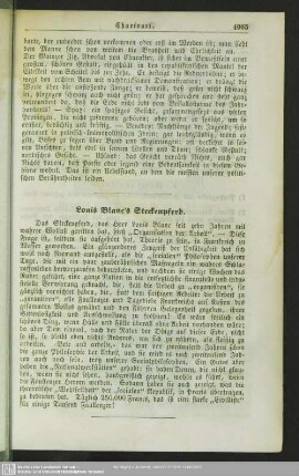 Louis Blanc’s Steckenpferd