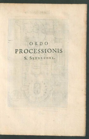 Ordo Processionis S. Sepulchri.