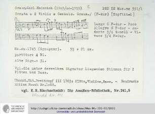 Sonate F-Dur
