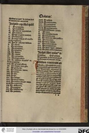 Incipit liber quintus de virtutibus.