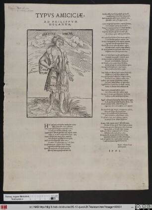 Typvs Amiciciae Ad Philippvm Melanth.