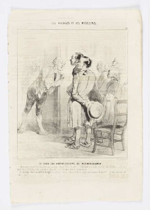 Le jour des consultations de bienfaisance, Blatt 16 der Folge "Patienten und Ärzte"