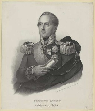 Bildnis des Friedrich August von Sachsen
