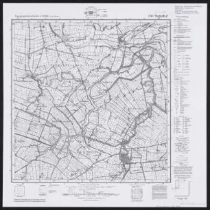 Messtischblatt [1780] = 465 : Tiegenhof, 1934 : Messtischblatt [1780] = 465 : Tiegenhof. - Aufn. 1908, hrsg. 1910, letzte Nachtr. 1934. - [Berlin] : Reichsamt für Landesaufnahme , 1934. - 1 Kt. : einfarb.