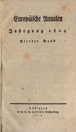 Europäische Annalen. 1804, 4
