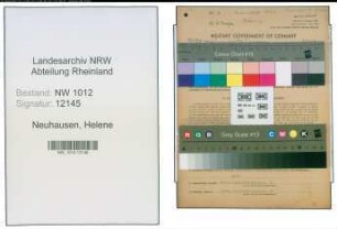 Entnazifizierung Helene Neuhausen , geb. 20.09.1889 (Landwirtin)