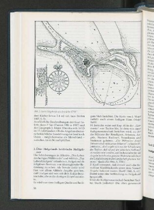 Abb.2: Karte Helgolands aus dem Jahre 1718