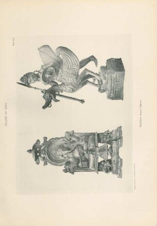 Plate XII. Island of Java. Hinduistic bronze figures