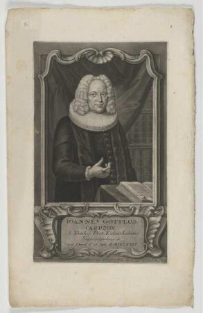Bildnis des Joannes Gottlob Carpzov