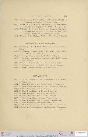 Convolute (Nr. 4190 - 4395)