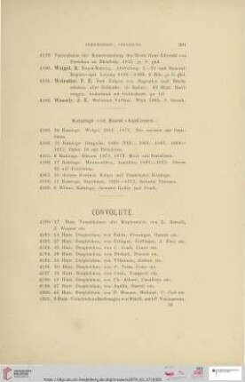 Convolute (Nr. 4190 - 4395)