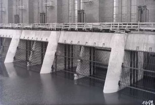 Bau Kraftwerksanlage Staustufe Kachlet/Donau