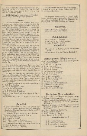 Tabak-Fabrikate.