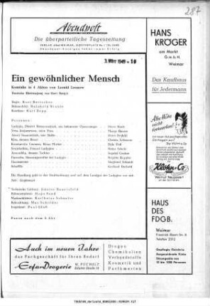 Ein gewöhnlicher Mensch