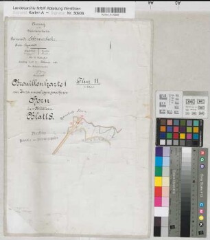 Horn (Erwitte), Zusammenlegung Horn, Brouillonkarte I Schmerlecke Flur 11