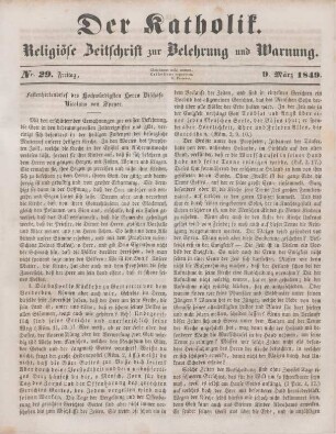 113-115 Fasten-Hirtenbrief des Hochwürdigsten Herrn Bischofs Nicolaus von Speyer