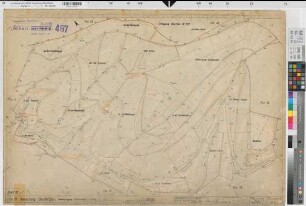 Oberkirchen (Schmallenberg), Flurbereinigung Oberkirchen, Bl. 10 Zuteilungskarte Flur 10