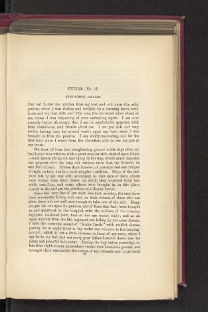 Letter - No. 45 Fort Gibson, Arkansas
