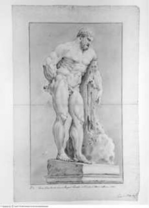 Concorso Accademico 1728, Terza Classe: Herkules Farnese, terzo premio