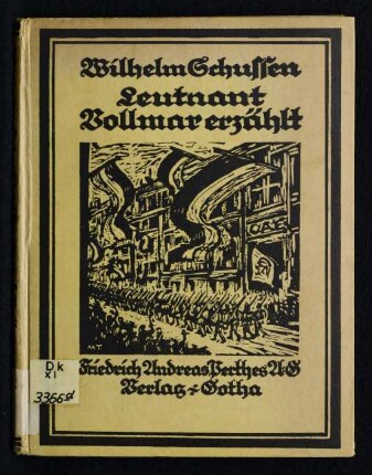Leutnant Vollmar erzählt : Eine Geschichte f. d. Jugend